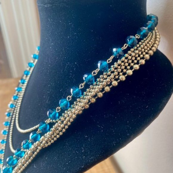 BRAND NEW Erica Lyons Layered Necklace - Picture 3 of 7